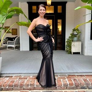 Mermaid Black Tie Dress